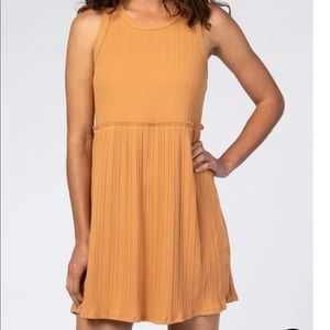 Pinkblush - Camel Ribbed Sleeveless Maternity Dress
